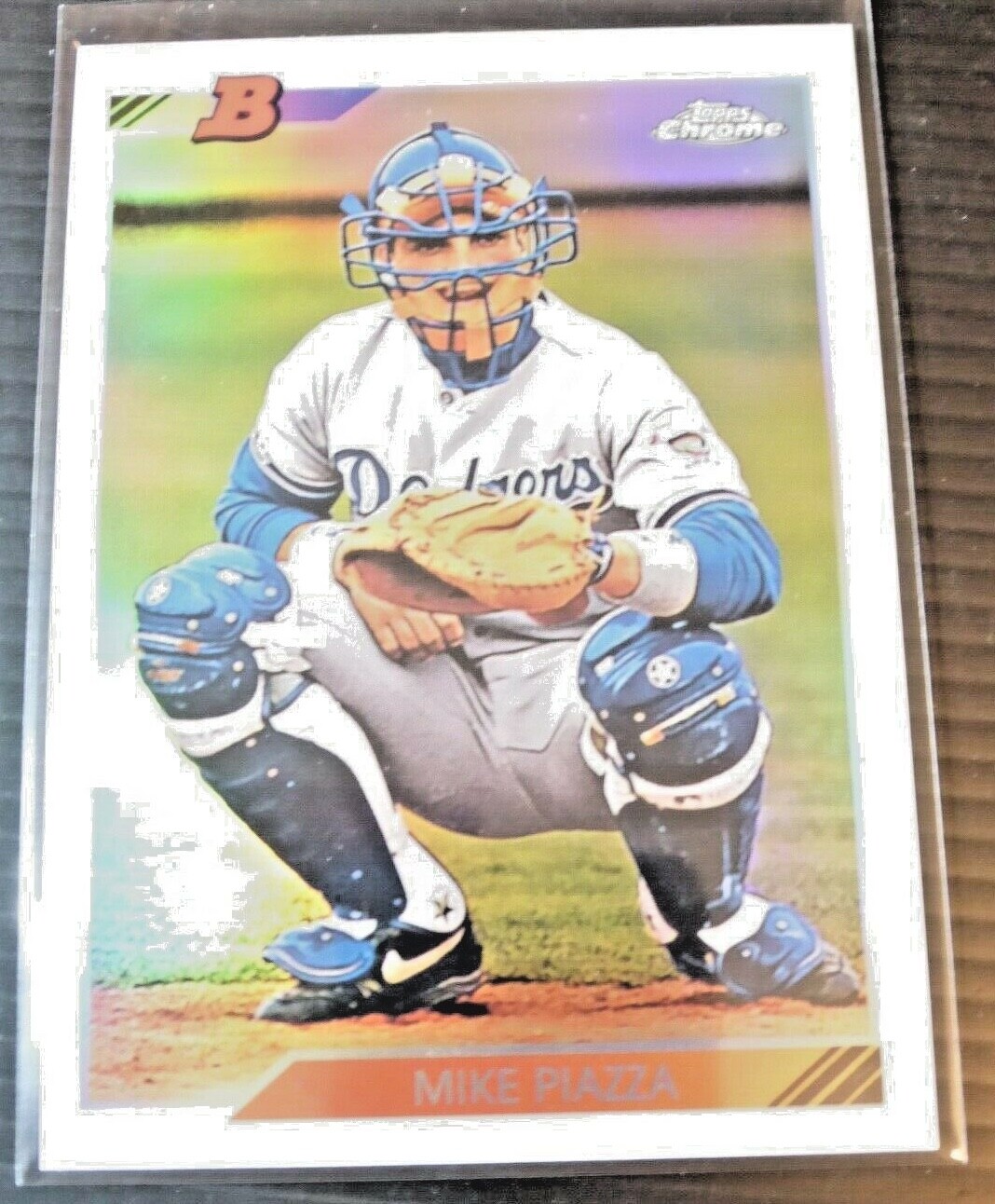 2019 TOPPS CHROME GREATEST CARD REPRINT REFRACTOR OF MIKE PIAZZA #24~1992 BOWMAN
