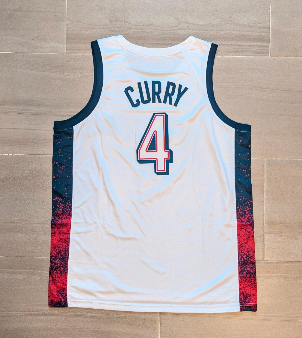 Stephen Curry Paris Olympic Edition Jersey