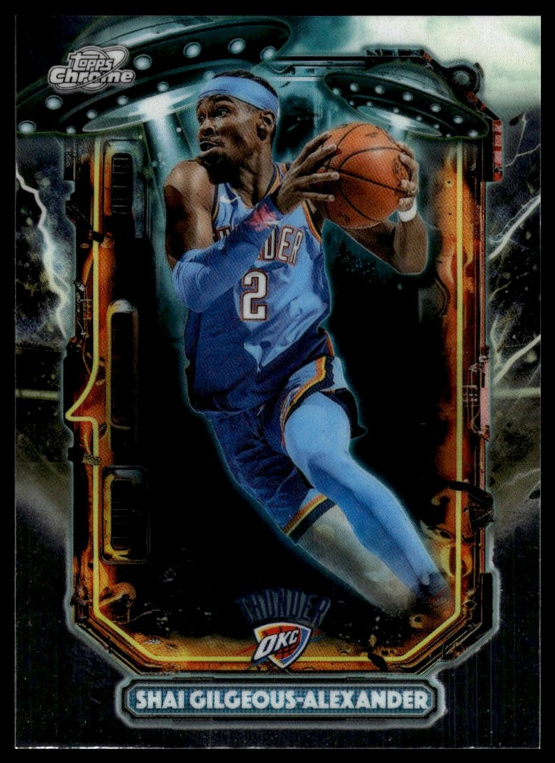 2025-26 Topps Chrome Cosmic #ET-1 Shai Gilgeous-Alexander Extraterrestrial