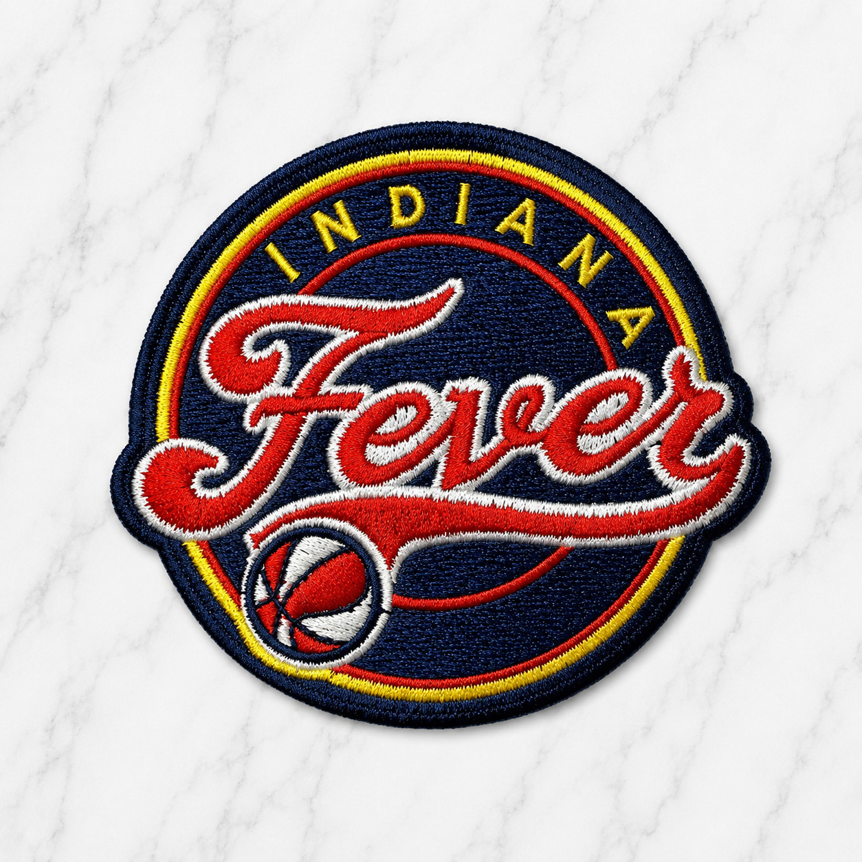 INDIANA FEVER WNBA EMBROIDERED IRON ON PATCH 3″X2.75″ FREE SHIPPING & TRACKING