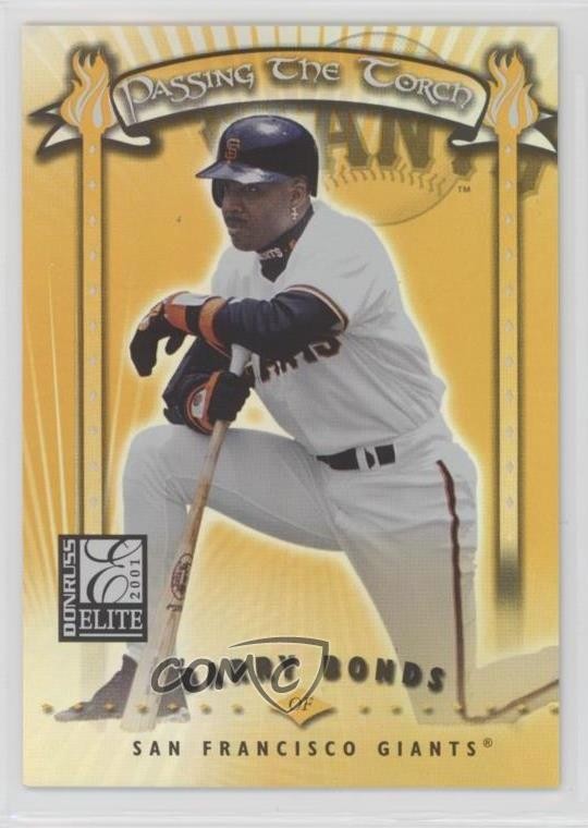 2001 Donruss Elite Passing the Torch 560/1000 Barry Bonds #PT-4 16fd