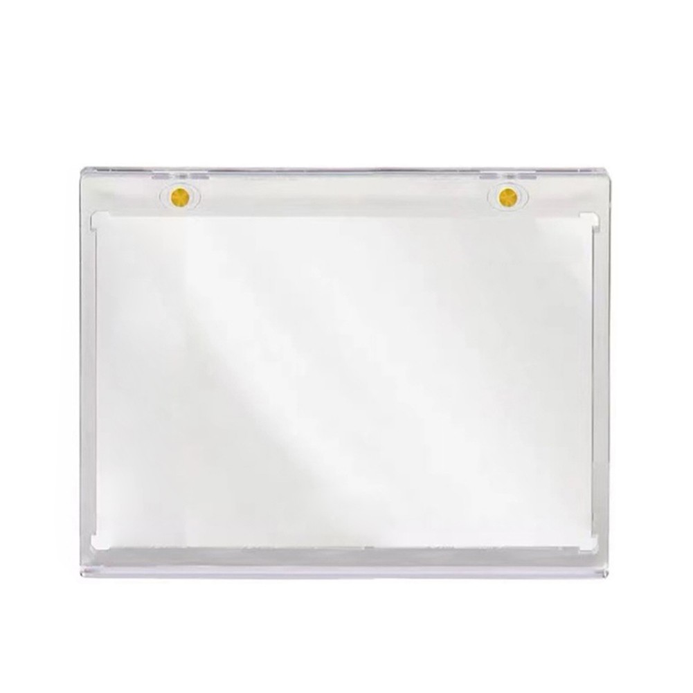 175pt Magnetic Vertical Double Booklet Card Holder One Touch Acrylic Card Case