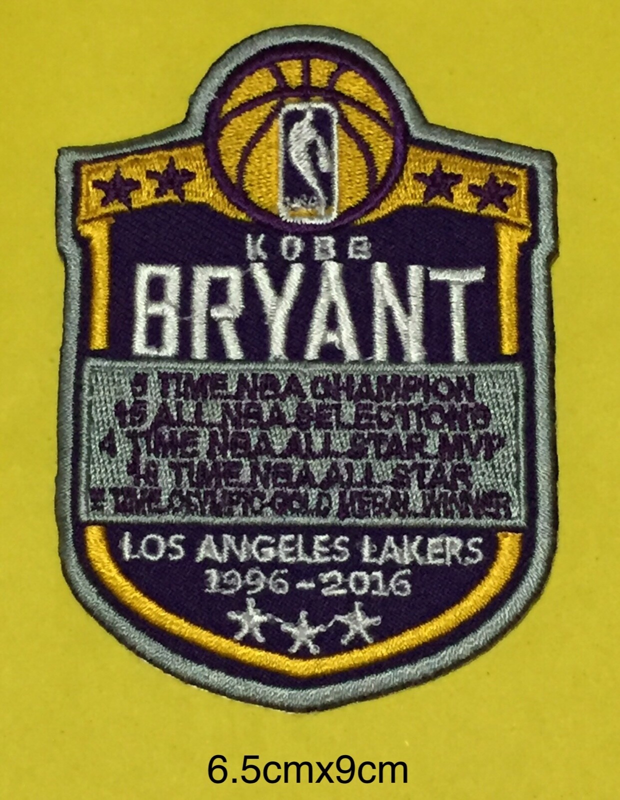 1996-2016Los Angeles Lakers Logo Patch sport Embroidery ,Iron ,Sewing on Fabric
