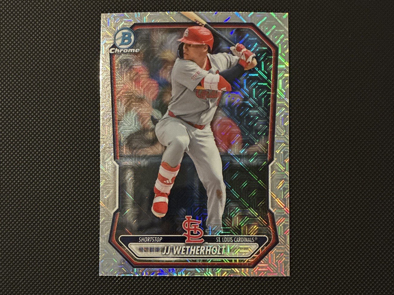 2026 Bowman Chrome JJ Wetherholt Mojo Refractor Cardinals #BCP-115