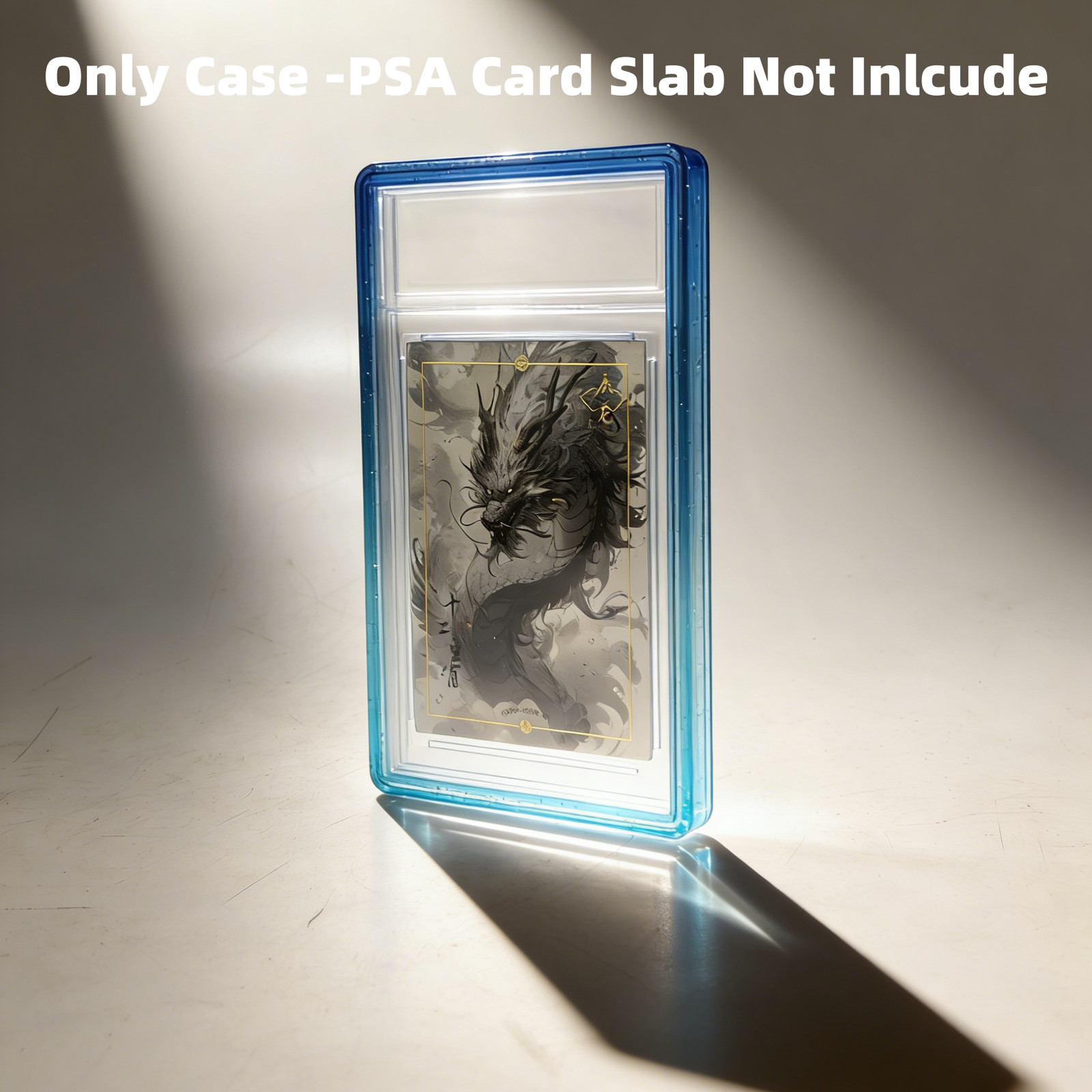 1/5/10pcs Gradient Bumper Guard Case for 35PT PSA Graded Card Slab W/ Back Panel