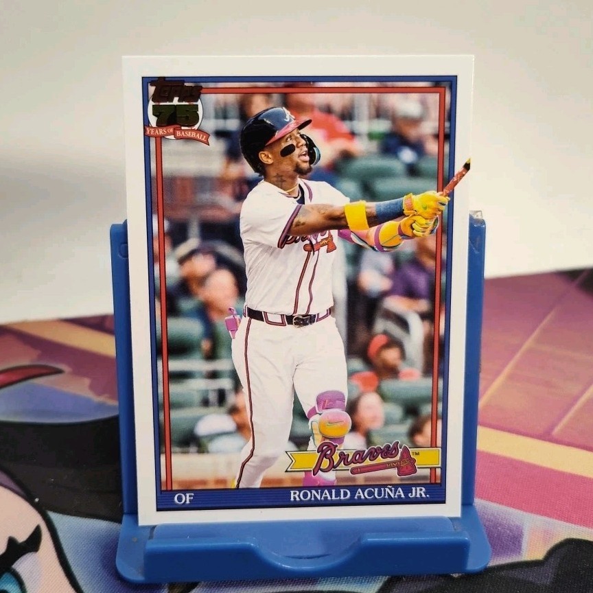 2026 Topps Series One 1991 Throwback Ronald Acuna Jr. #T91-84 Atlanta Braves