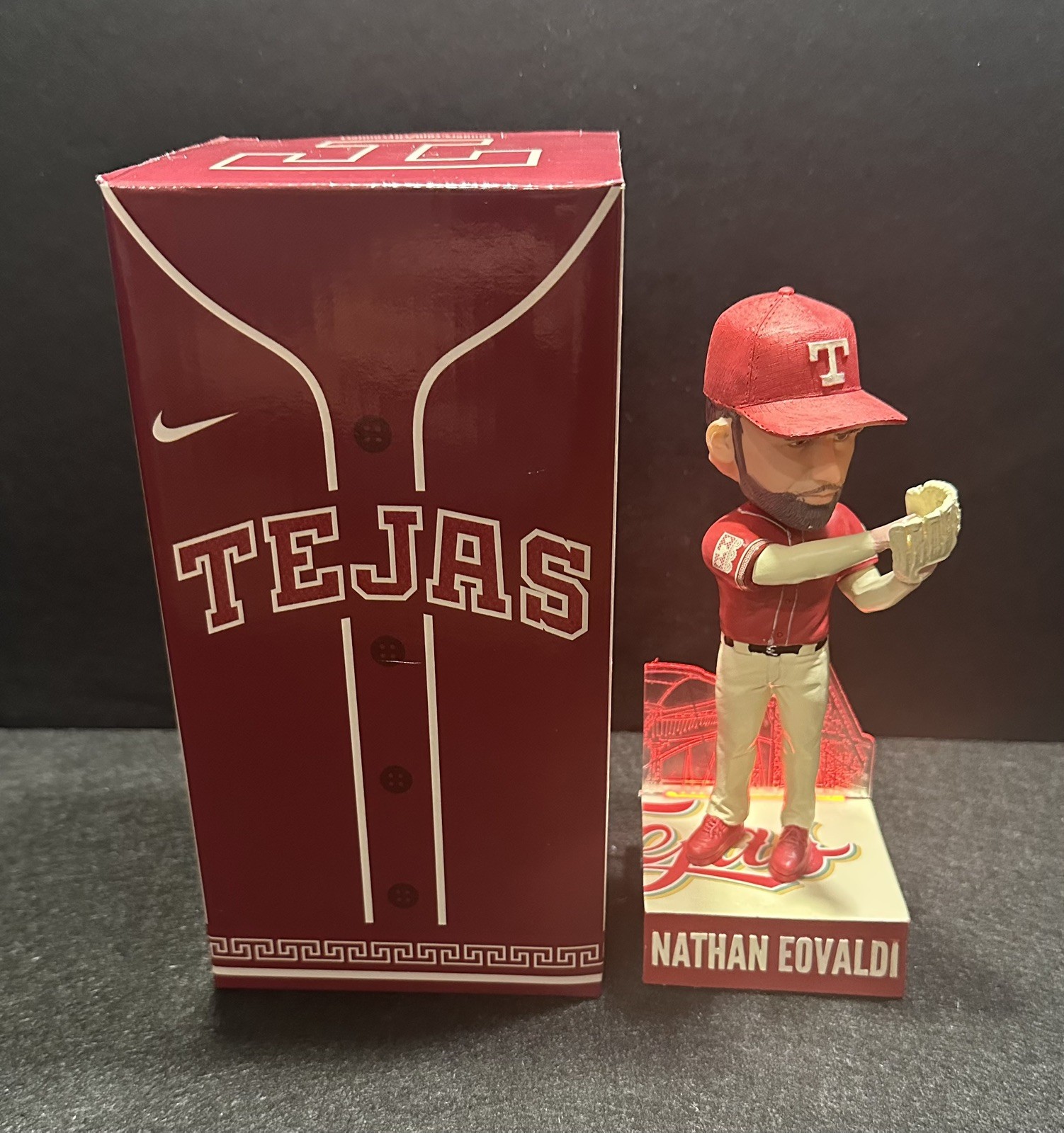 Texas Rangers Nathan Eovaldi 1 of 3 City Connect Bobbleheads