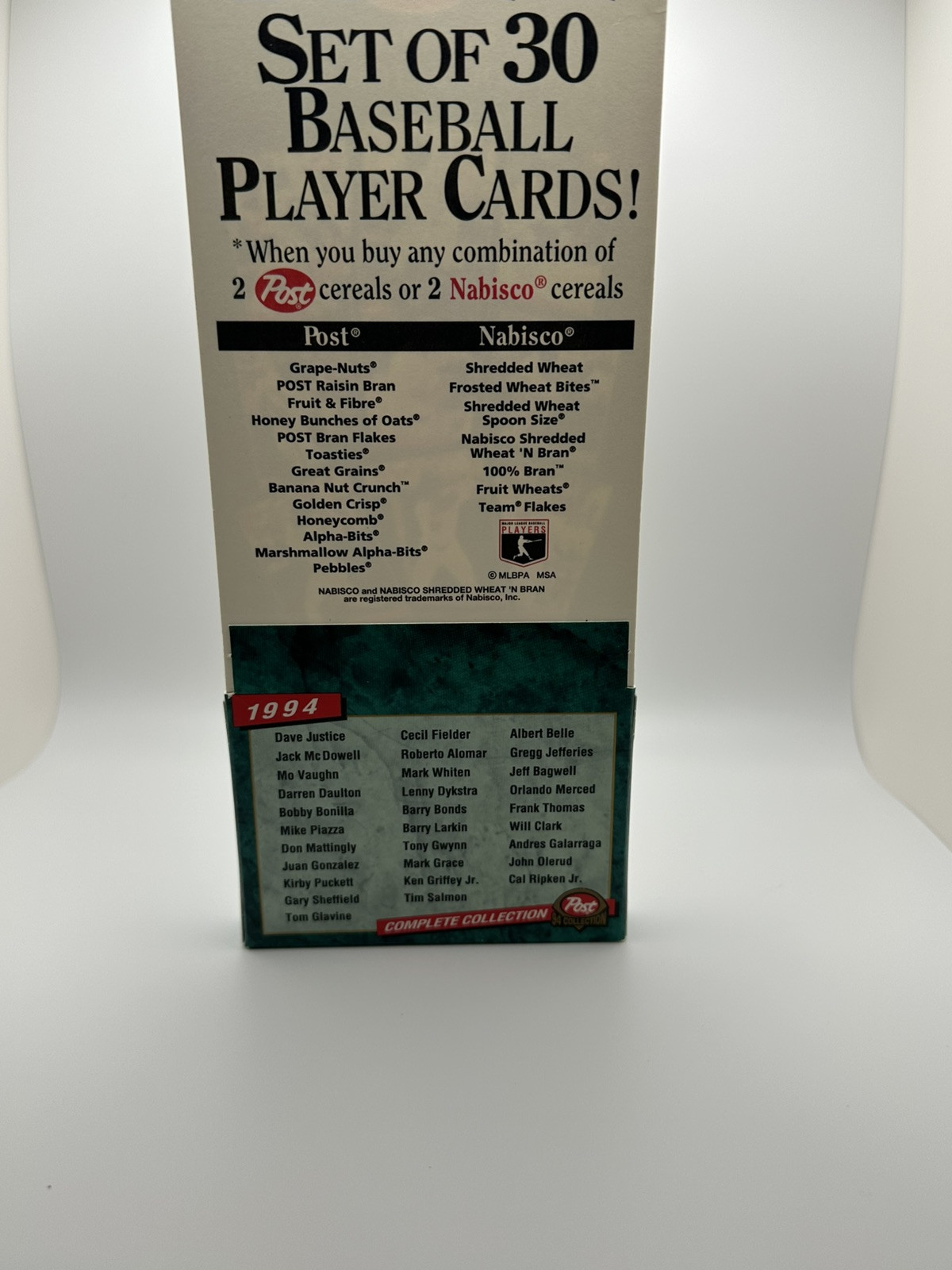 Sealed 1994 Post 94 Collection 30 Card Complete Set Baseball Cards