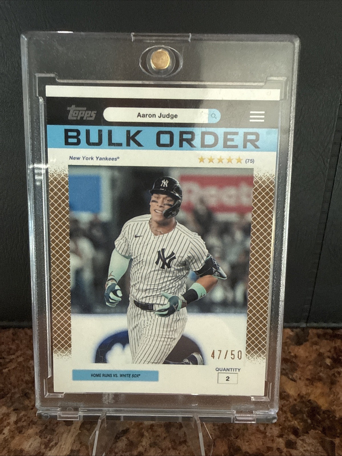 2026 Topps The Flagship Collection Aaron Judge Bulk Order /50 – Yankees #BO-3