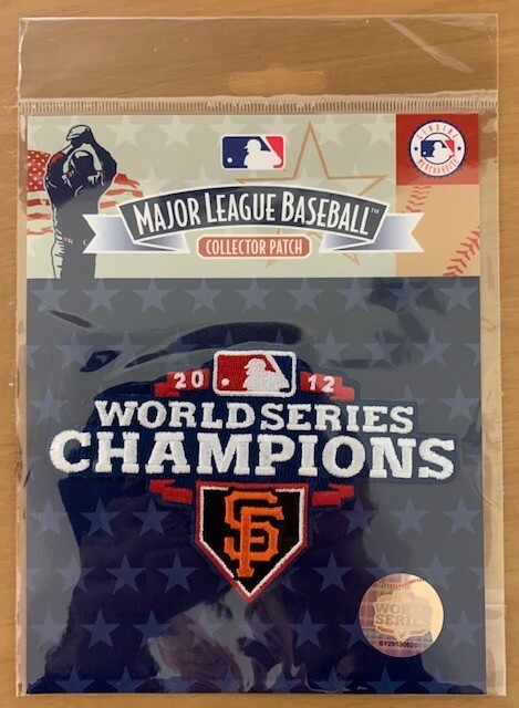 Vintage The Emblem Source 2012 World Series Champions SF Giants Patch Sealed New