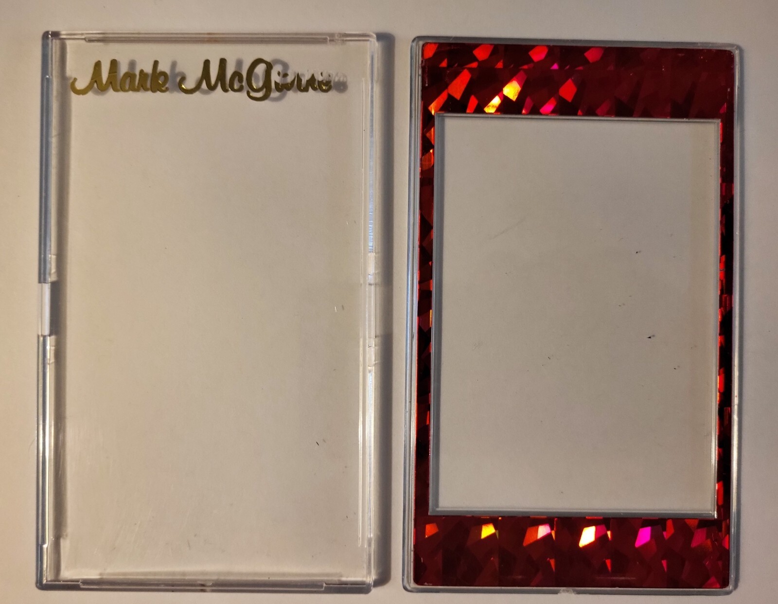 Mark McGwire Plastic 3×5 Prism Snap Tight Sports Card Guard Holders – Brand New