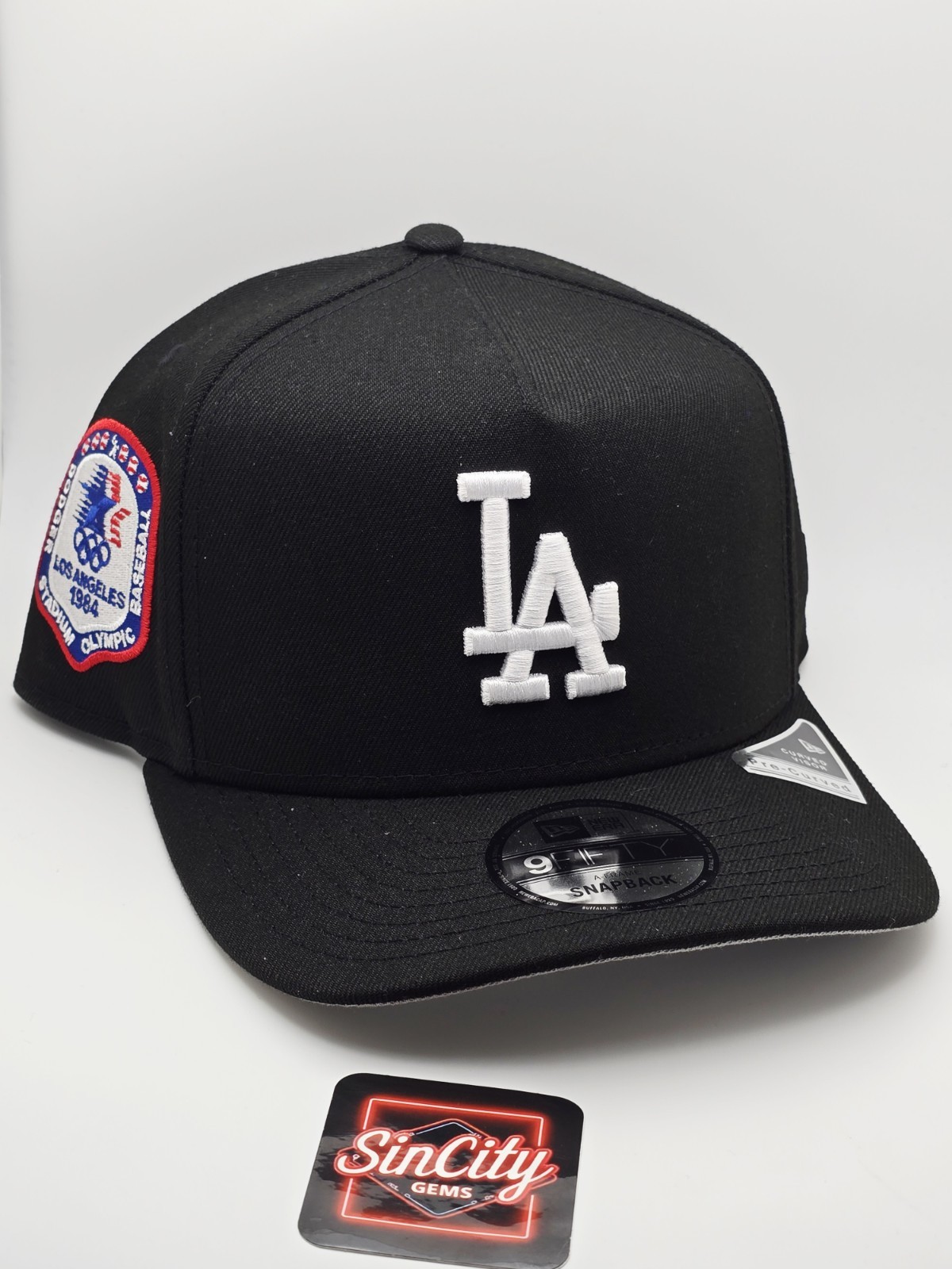 New Era LA Dodgers 1984 Olympic Baseball Black 9Fifty A-frame Snapback Hat Cap