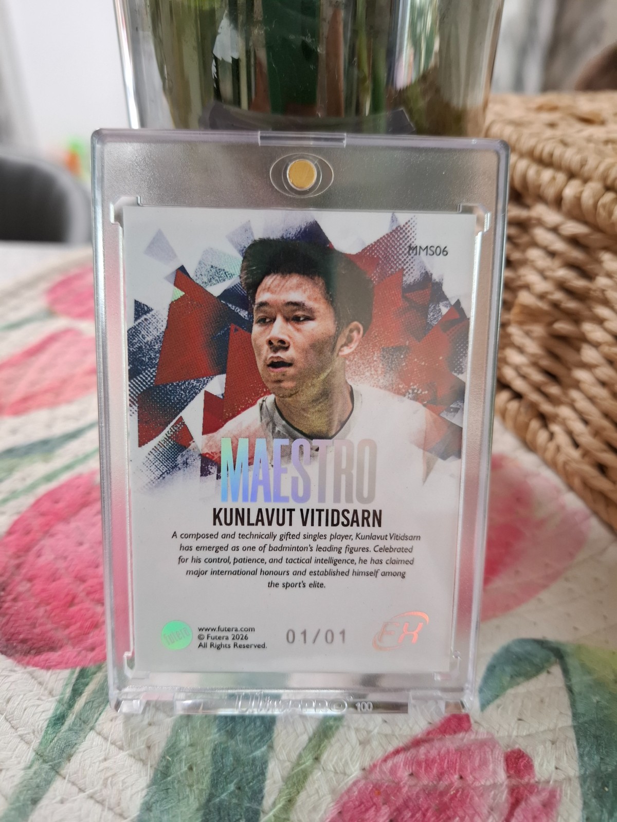 🏸 ULTRA RARE 01/01 KUNLAVUT VITIDSARN “MAESTRO” – FUTERA 2026 🏸