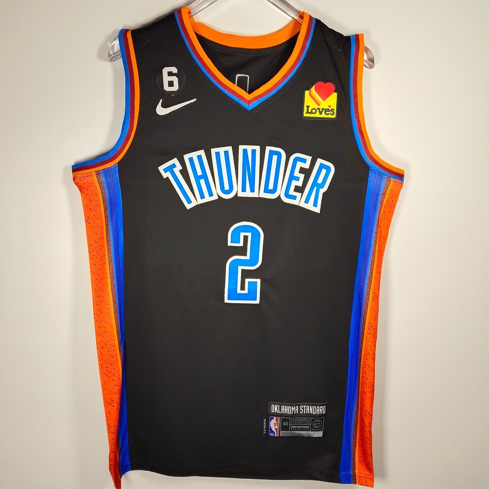 Shai Gilgeous-Alexander #2 Embroidered Jersey – Free Shipping