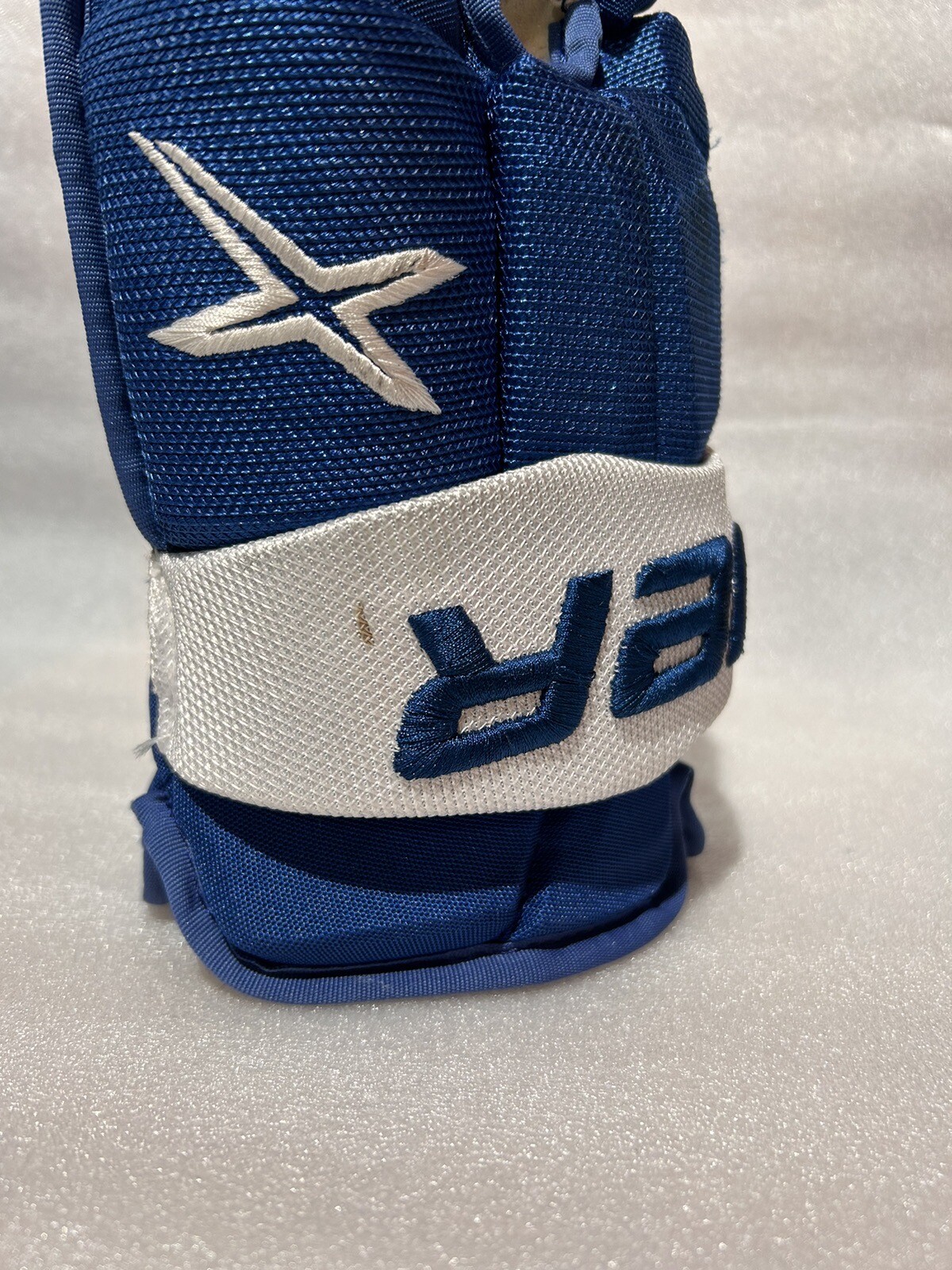 Colorado Avalanche Game Used Cale Makar 200 Point Gloves Photomatched VS Dallas