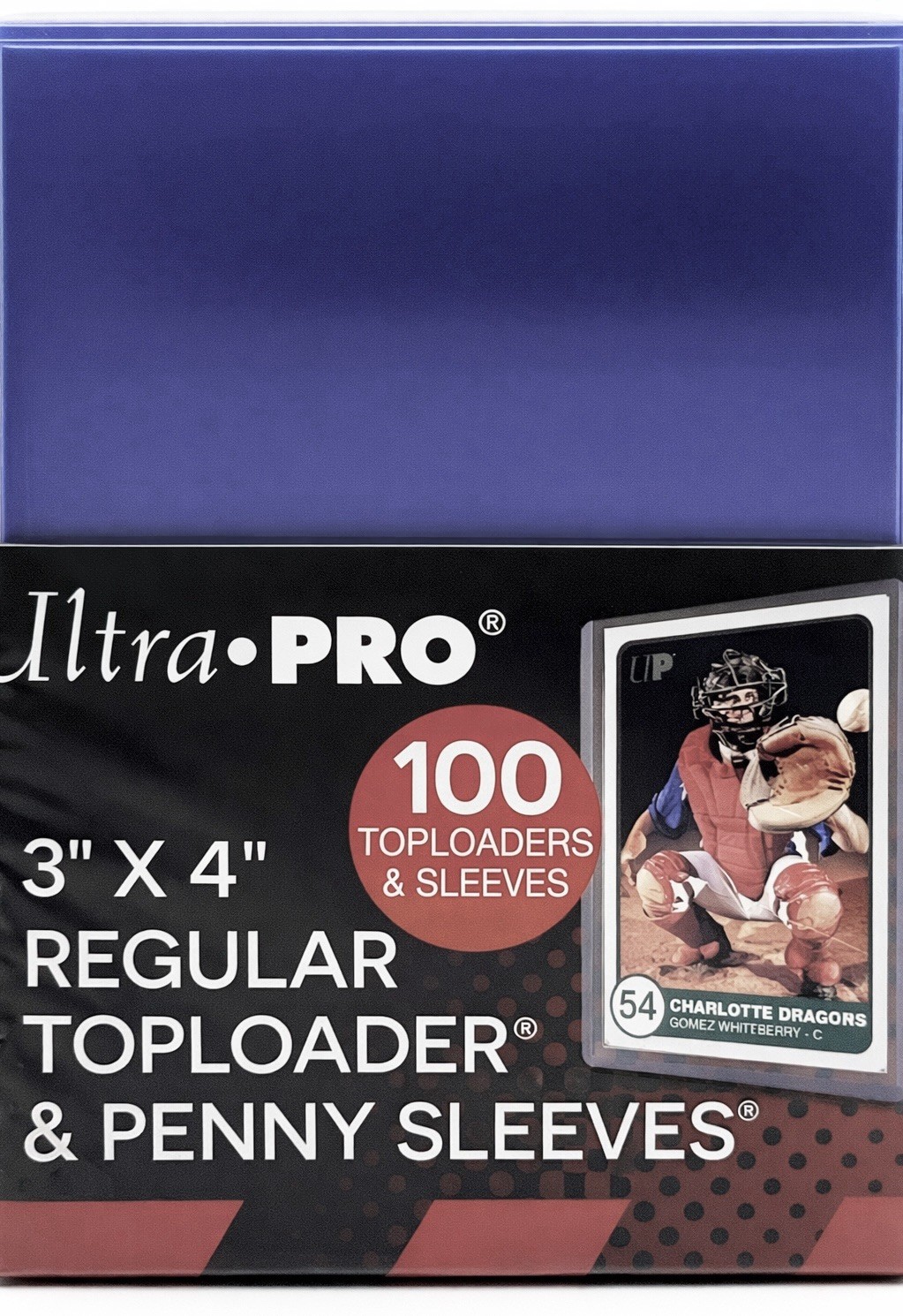 Ultra Pro Top Loaders3″× 4″ 100ct & 100 Penny Sleeves Bundle – NEW READ