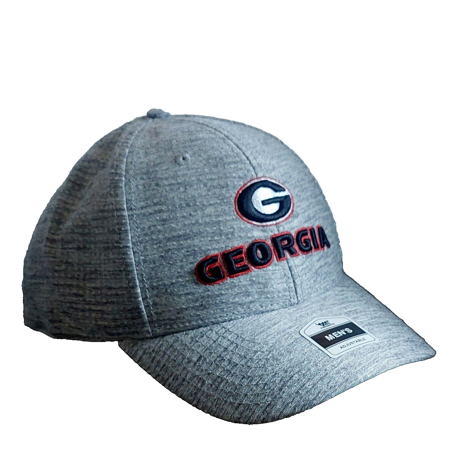 GEORGIA BULLDOGS ADJUSTABLE SNAPBACK HAT GRAY MVP STYLE