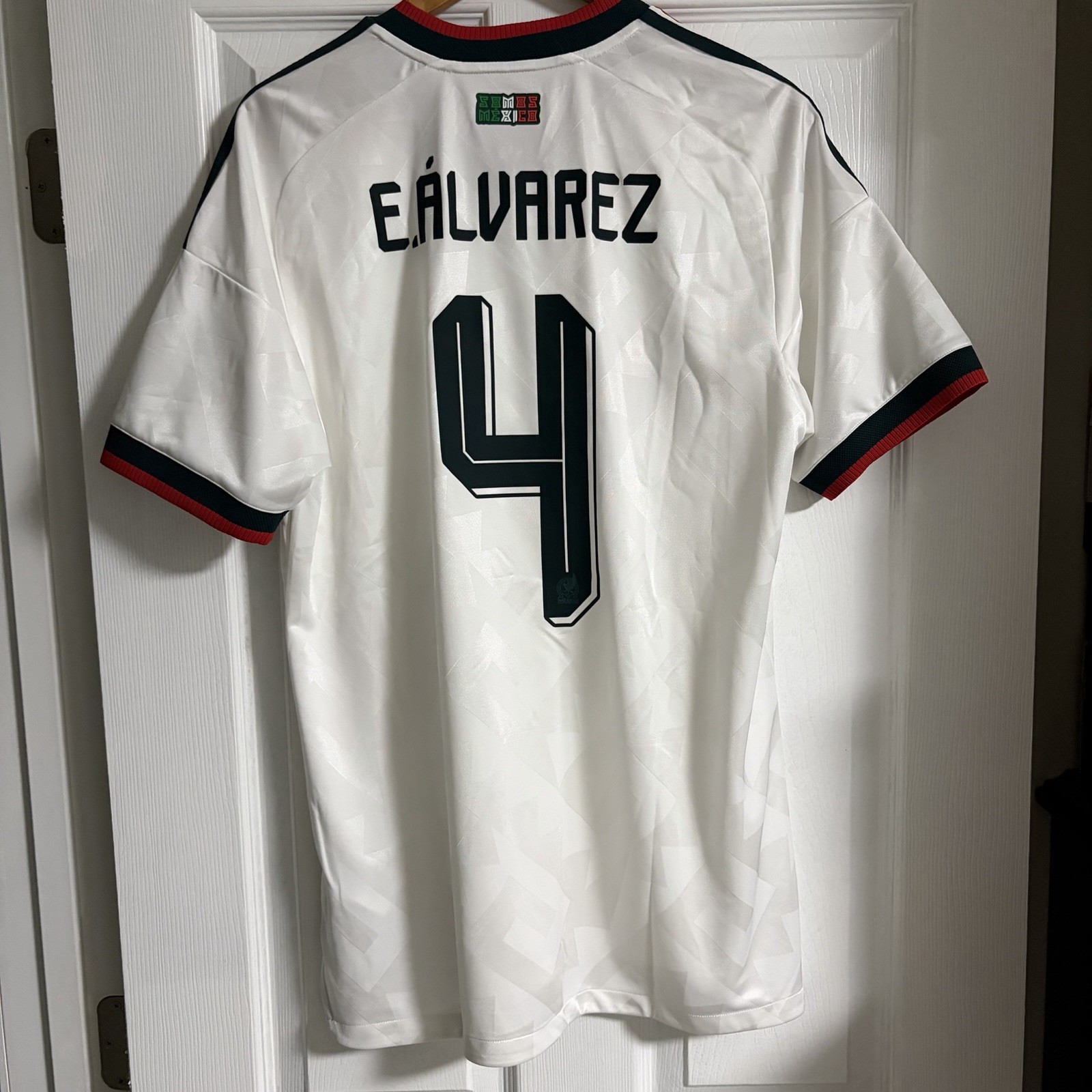 Adidas Mexico Authentic Away World Cup Jersey 2026 Men’s Large E Alvarez #4
