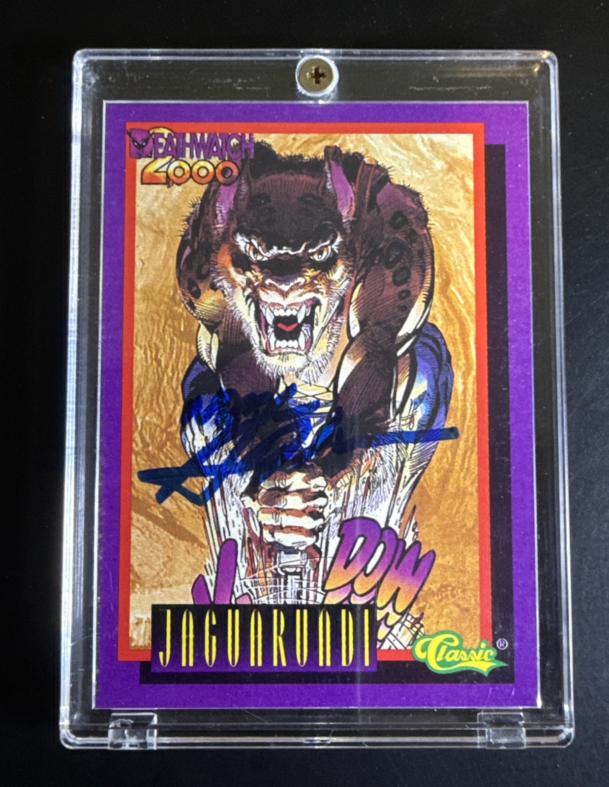 Classic DEATHWATCH 2000 Autograghed Card #NNO