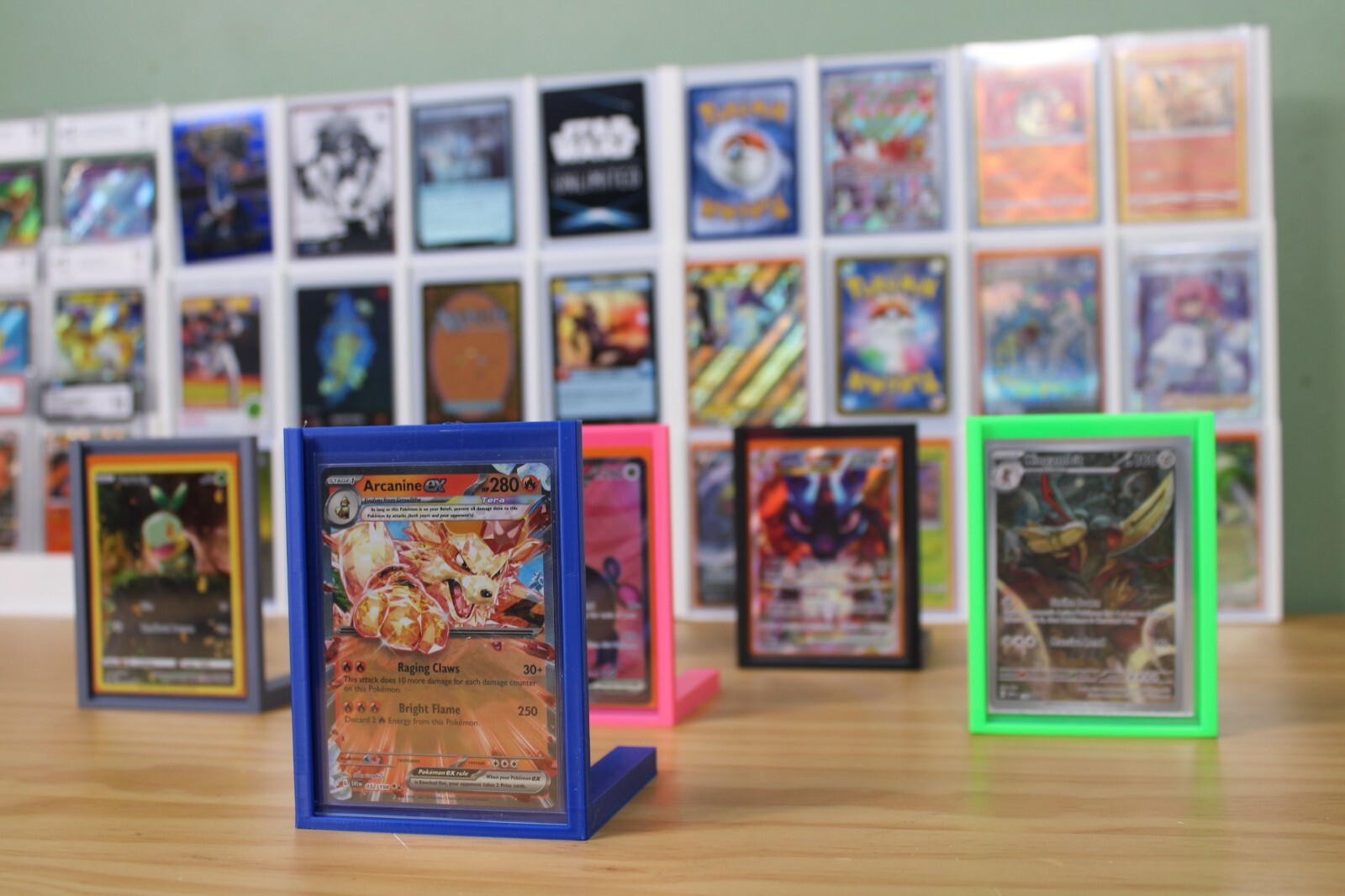 3D Printed Toploader Single Card Holder Stand – Upright Display UltraPro