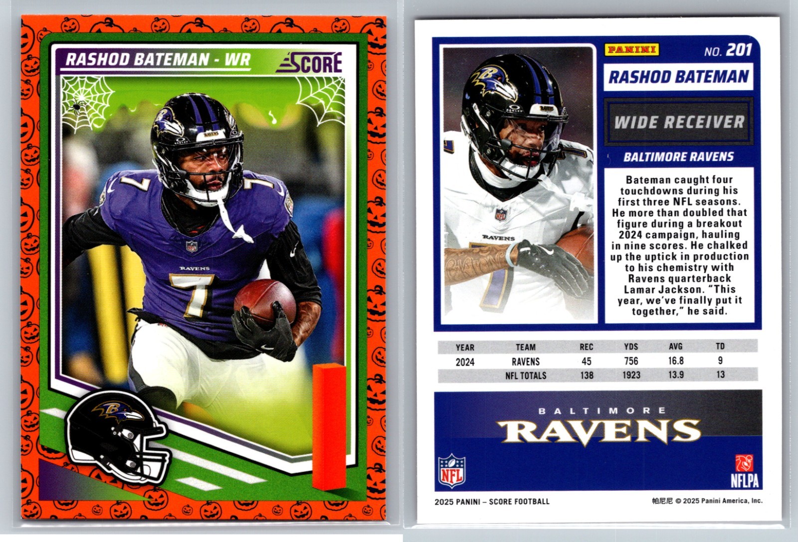 2025 Panini Score-A-Treat BASE #201-300 & #1-100 RCs You Pick & Complete a Set!