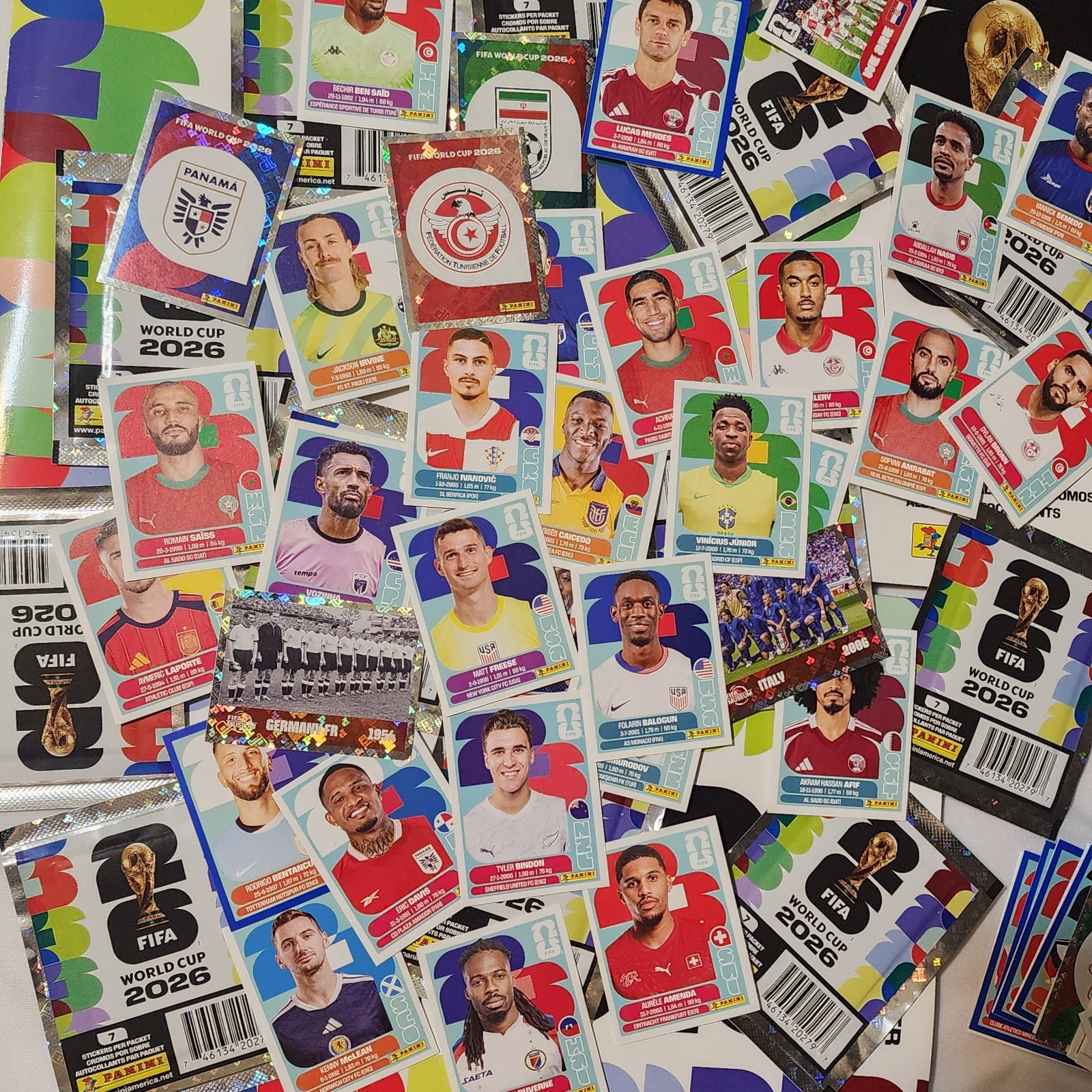 USA EDITION Panini FIFA World Cup 2026 Stickers Group A-B-C
