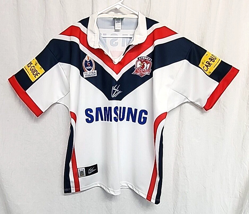 Sydney Roosters Jersey 2XL Rugby NRL Australia Samsung ISC Telstra Car Buyers