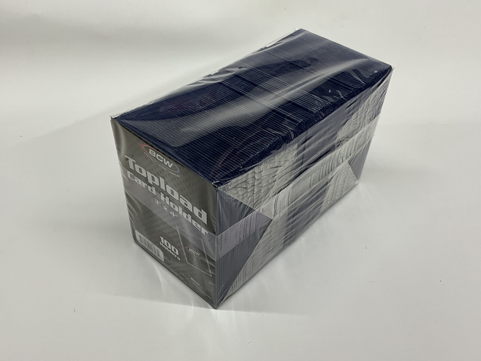 BCW Toploader Card Holder – 3″x4″ Standard – 100 ct Pack – Sports & Trading
