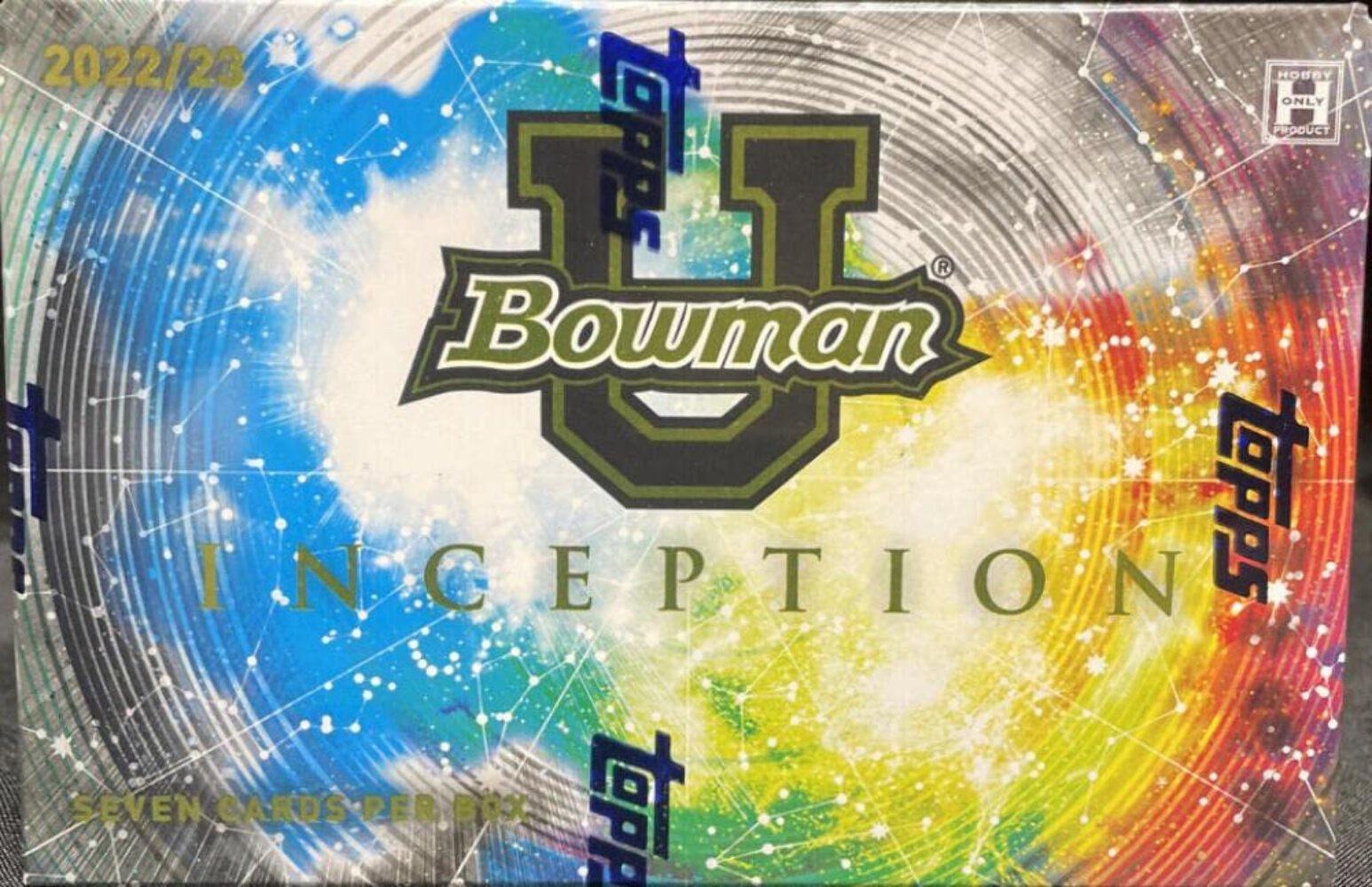 2022-23 Bowman University Inception Multi-Sport Hobby Box (1 Pack/7 Cards: 2 Aut
