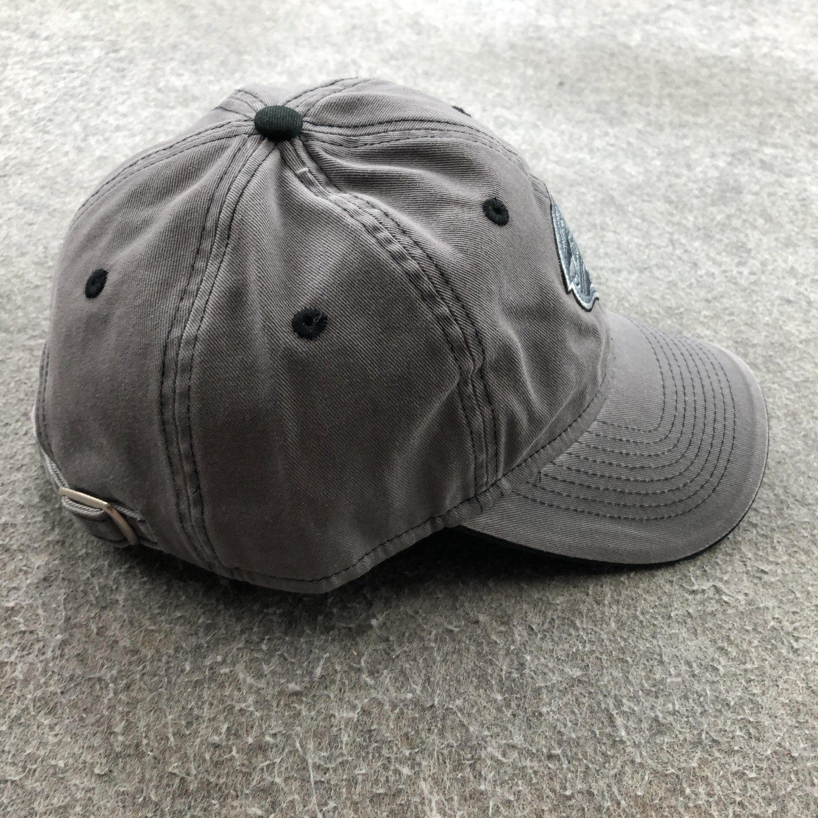 Jacksonville Jaguars Hat Cap Strap Back Mens One Size Gray Embroidered Logo