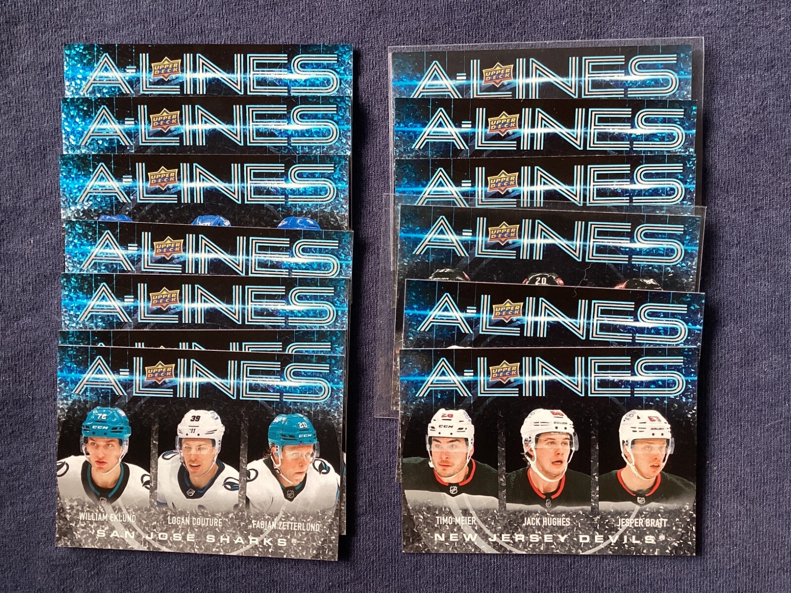 2024-25 Upper Deck A-LINES Insert Hockey Cards. You Pick List. Complete your set