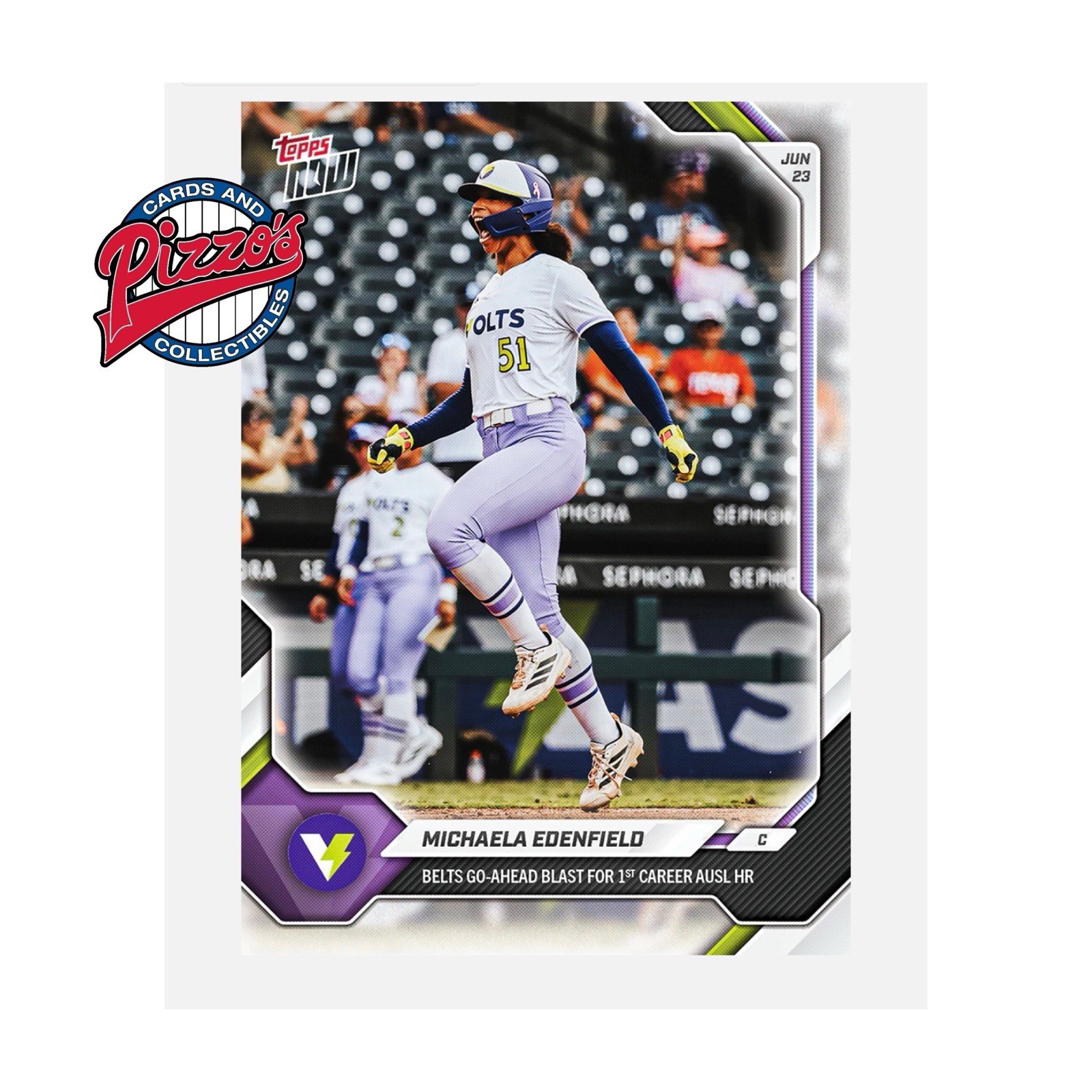 Michaela Edenfield 1st HR 2026 AUSL Topps NOW Card 17 Presale