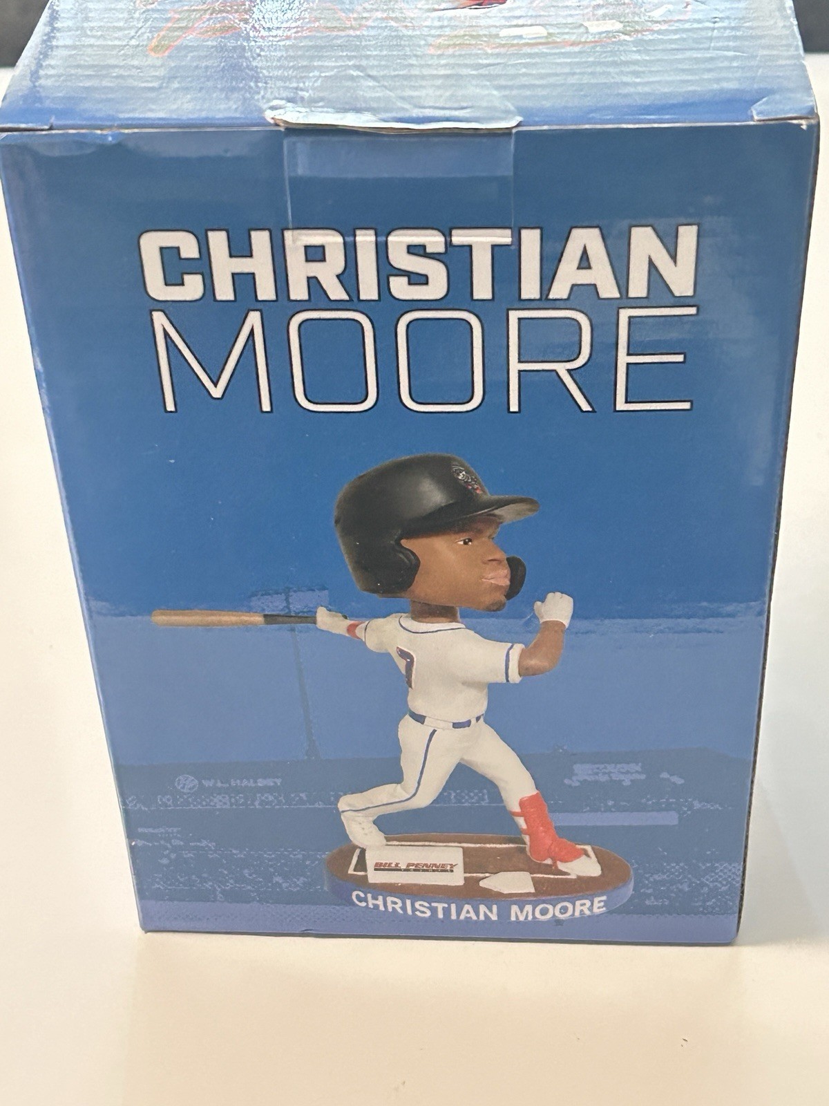 Christian Moore Bobblehead 2025 Rocket City Trash Pandas LA Angels – New In Box