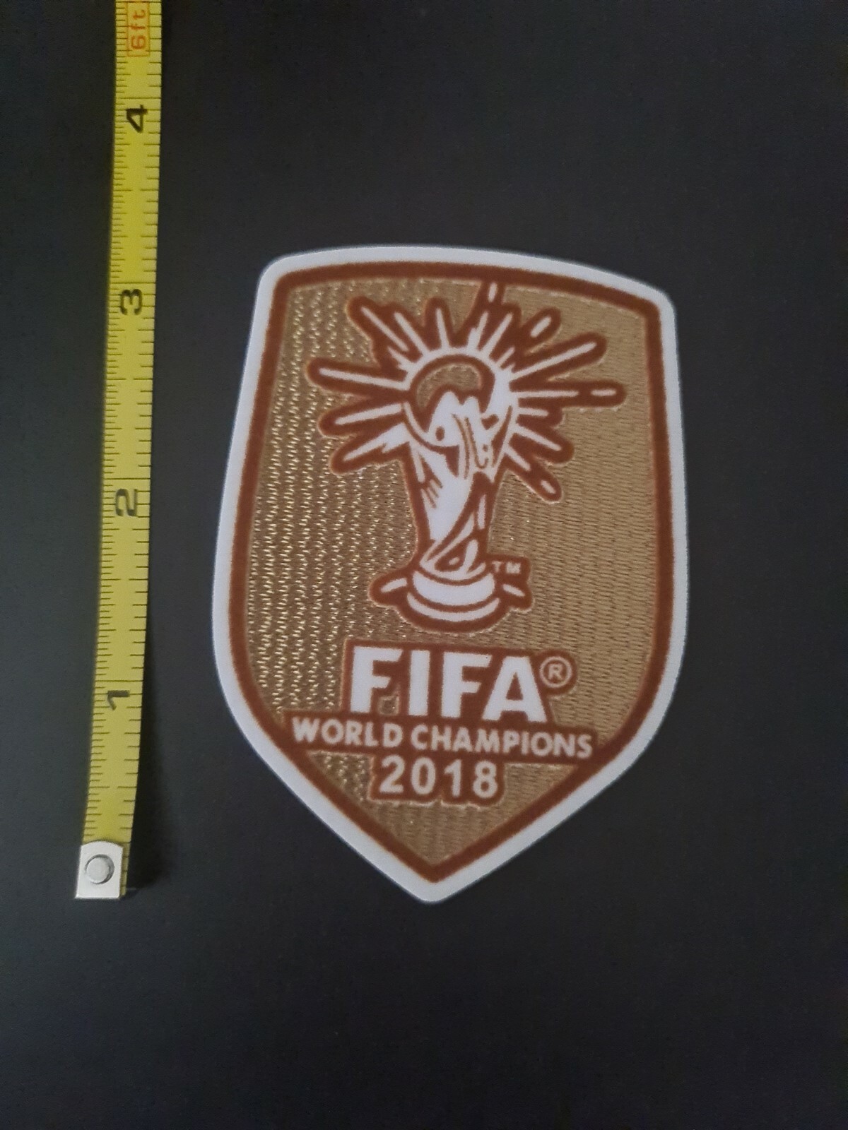 World Cup Champions Winner 2018 patch France Les Bleus Soccer badge Francia…#3