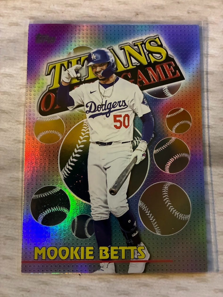 2026 Topps #TOG-8 Mookie Betts Titans of the Game Los Angeles Dodgers