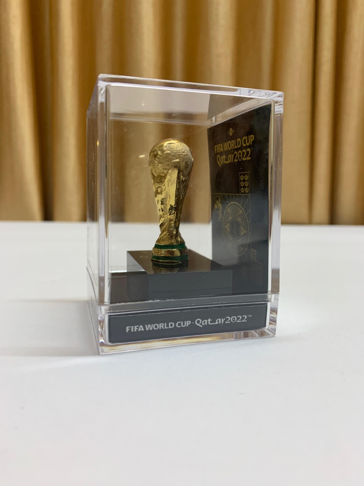 FIFA World Cup Qatar 2022 Trophy Replica in acrylic case (FIFA Licensed Product)