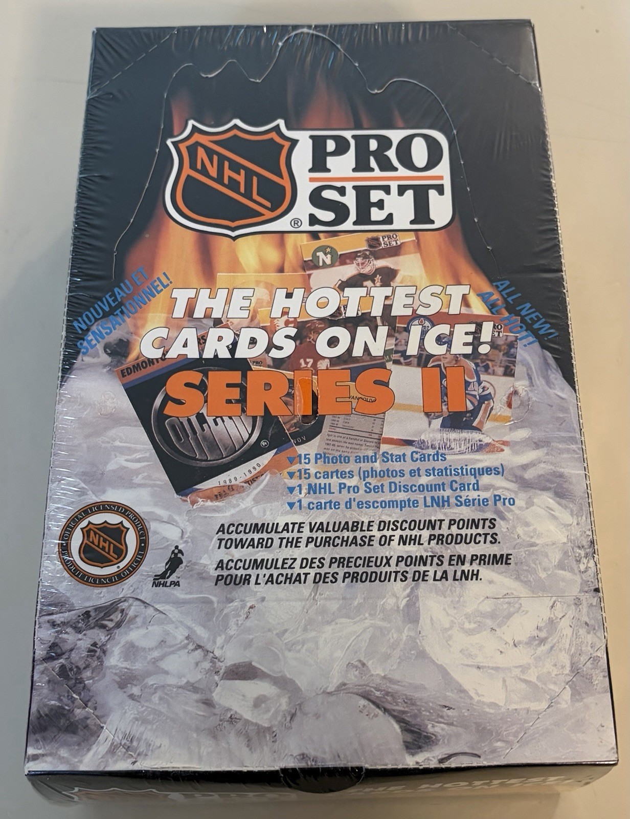 1990 NHL Pro Set Series 2 – Factory Sealed Box 36 Wax Packs