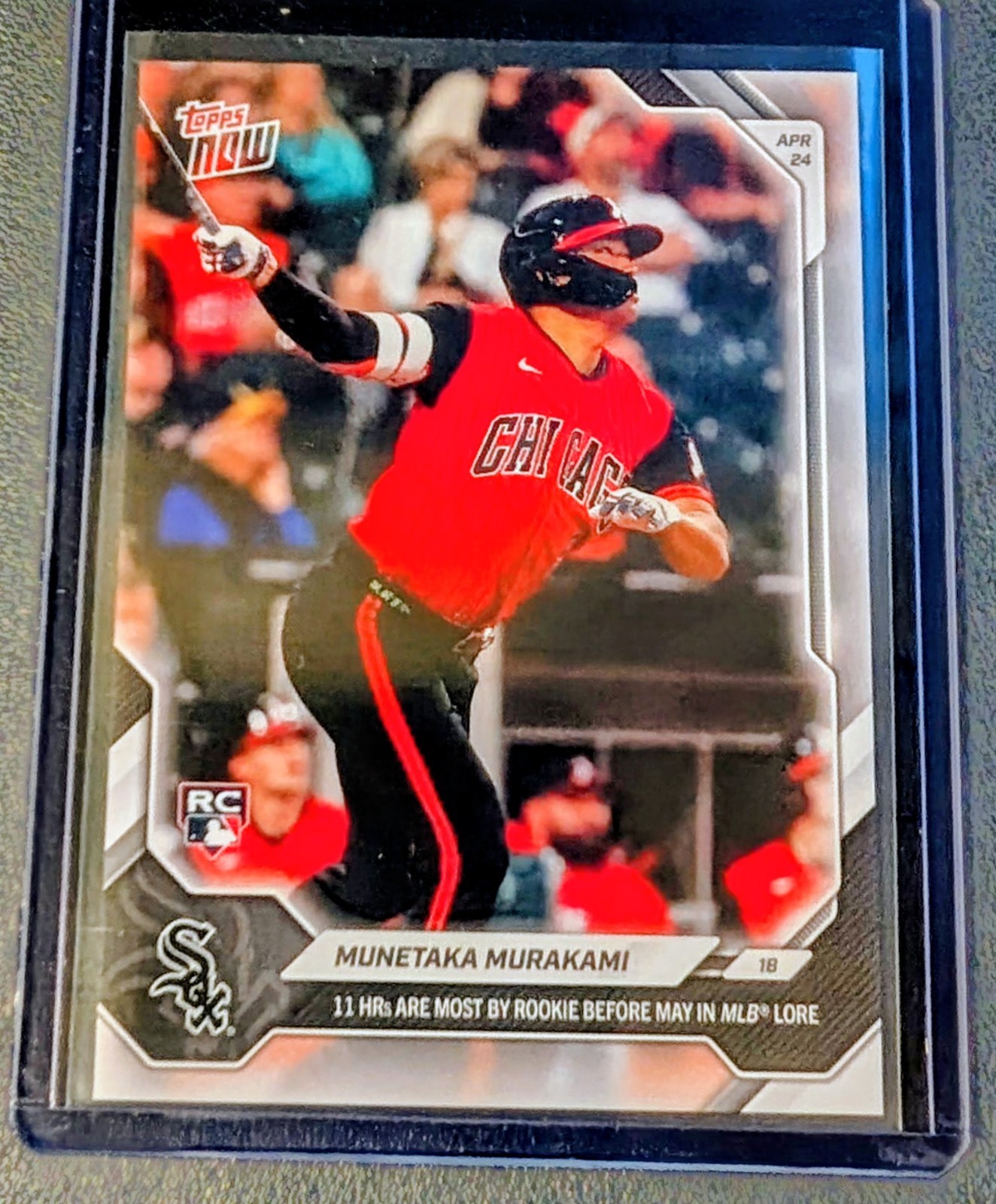 2026 Topps NOW #120 Munetaka Murakami Rookie RC 11 HR’s Before May White Sox NM