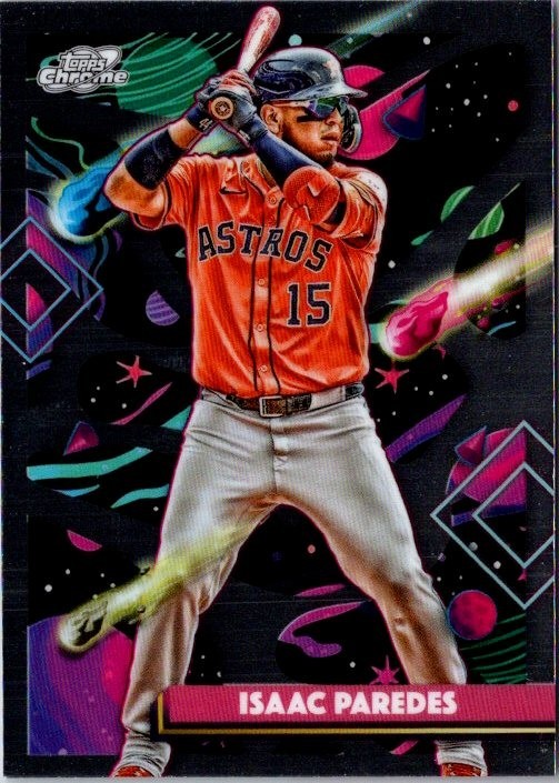 2025 Topps Cosmic Chrome Isaac Paredes #90 Astros Base Card