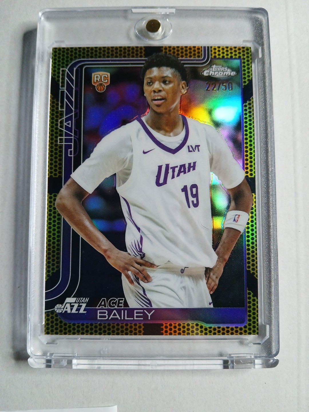 Ace Bailey 2025-26 Topps Chrome Basketball /50 GOLD CHASE PACK !!!!