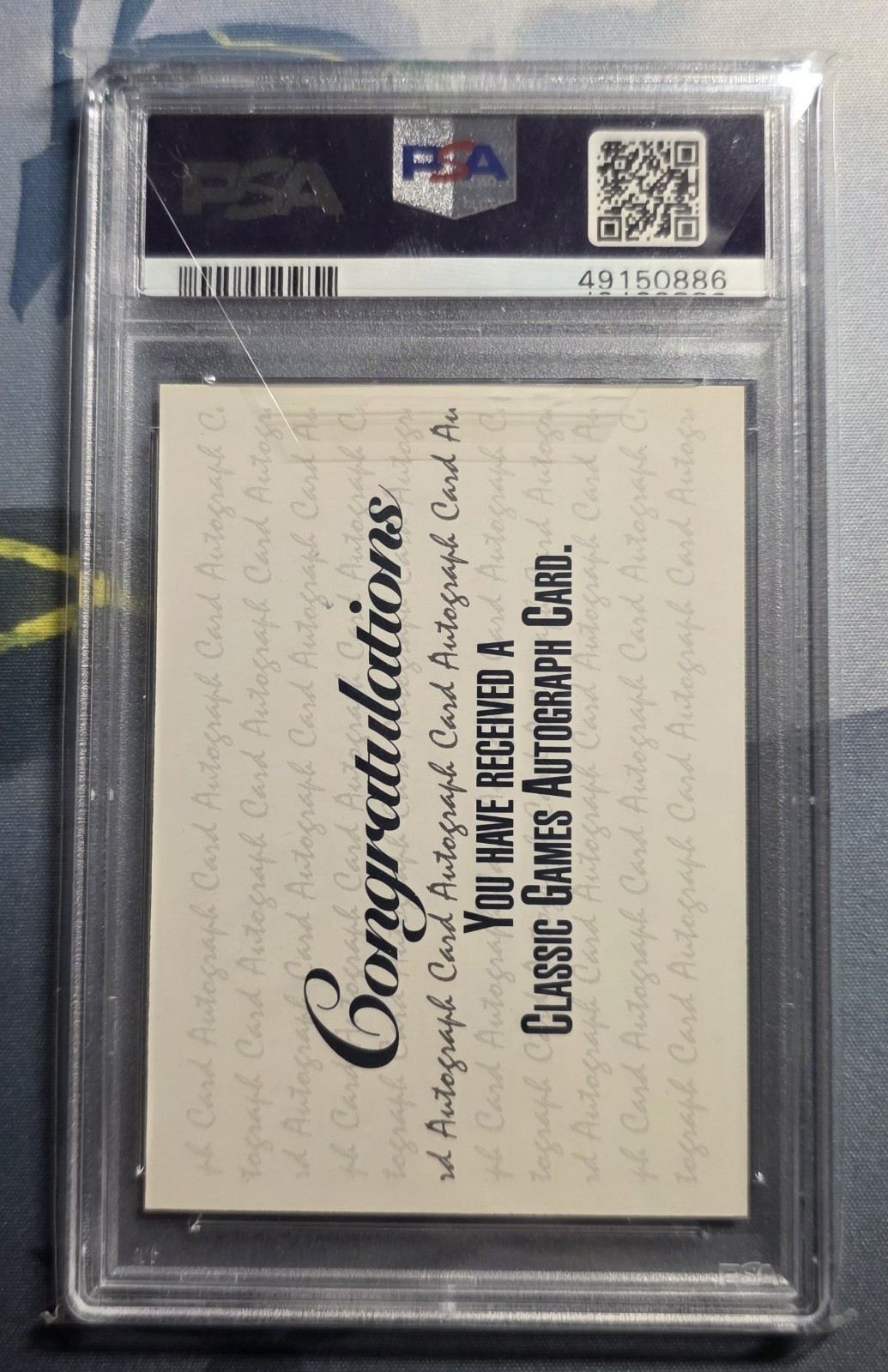 1992 Classic Draft Picks Shaquille O’Neal PSA 9 PSA 10 Auto Insert /2500 POP 15