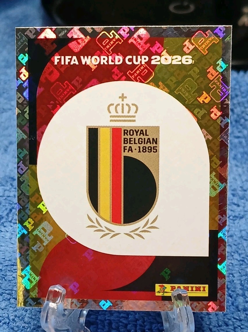 2026 Panini FIFA World Cup Sticker BEL1 Belgium 🇧🇪 Badge Team Emblem