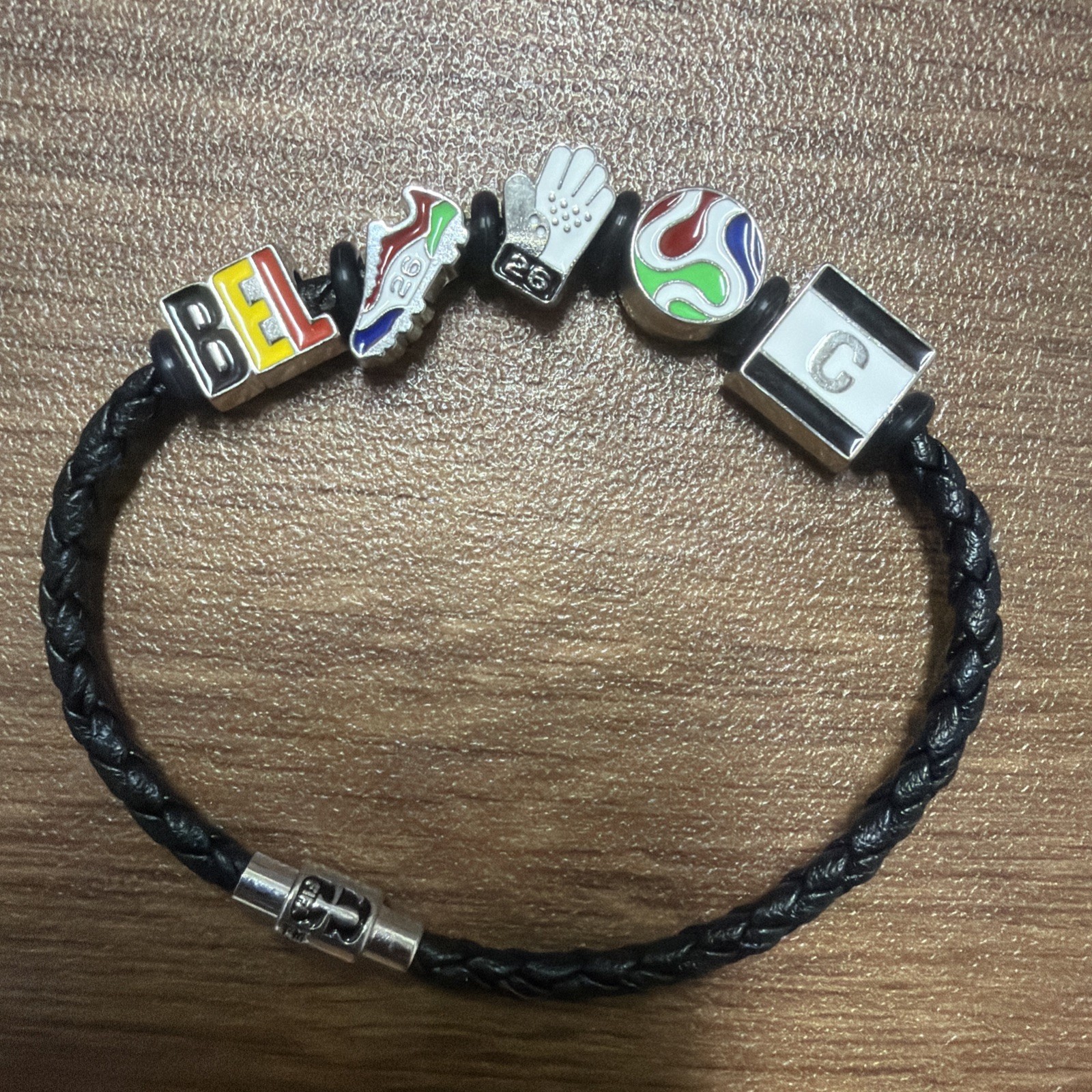 FIFA World Cup 2026 Bank Of America Exclusive Belgium Charm Bracelet RARE Large