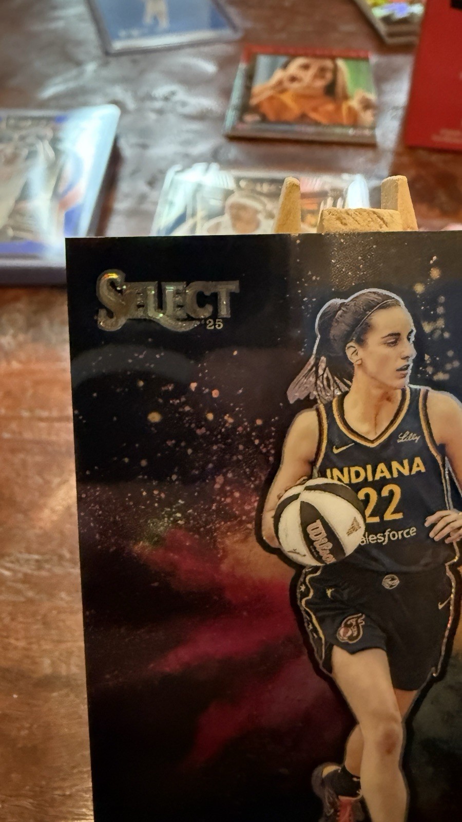 CAITLIN CLARK 2025-26 SELECT WNBA SELECT #7 BLACK COLOR BLAST CASE HIT SSP