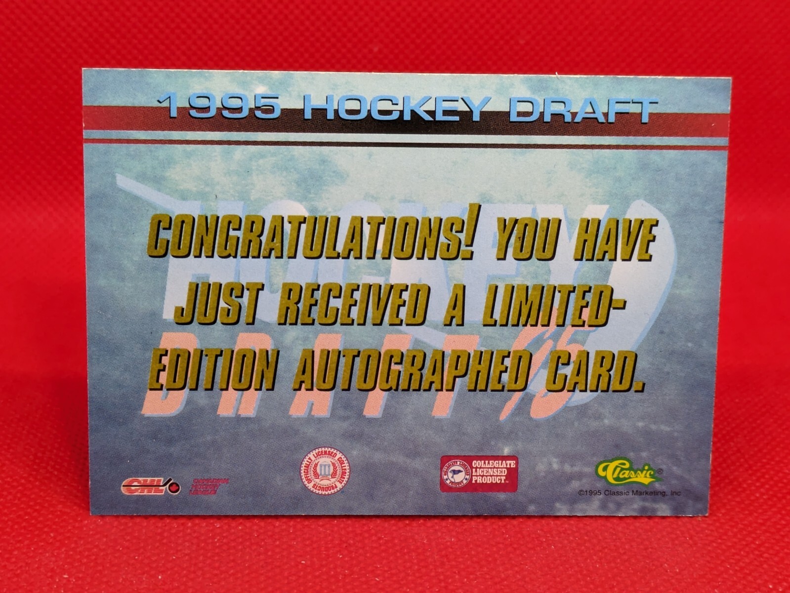 1995 Classic Draft Auto Henry Kuster (Non-Numbered) Auto