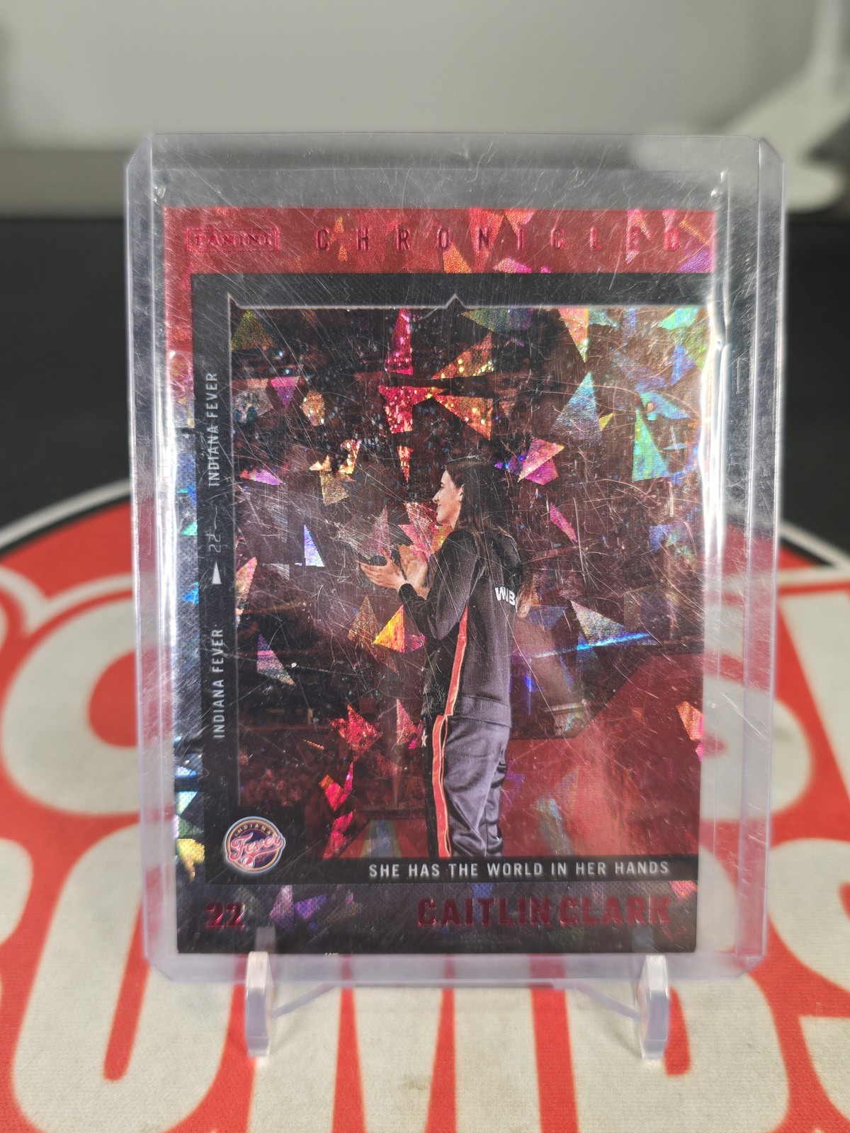 2025 Caitlin Clark Panini Chronicles Chronicled Red Ice #57
