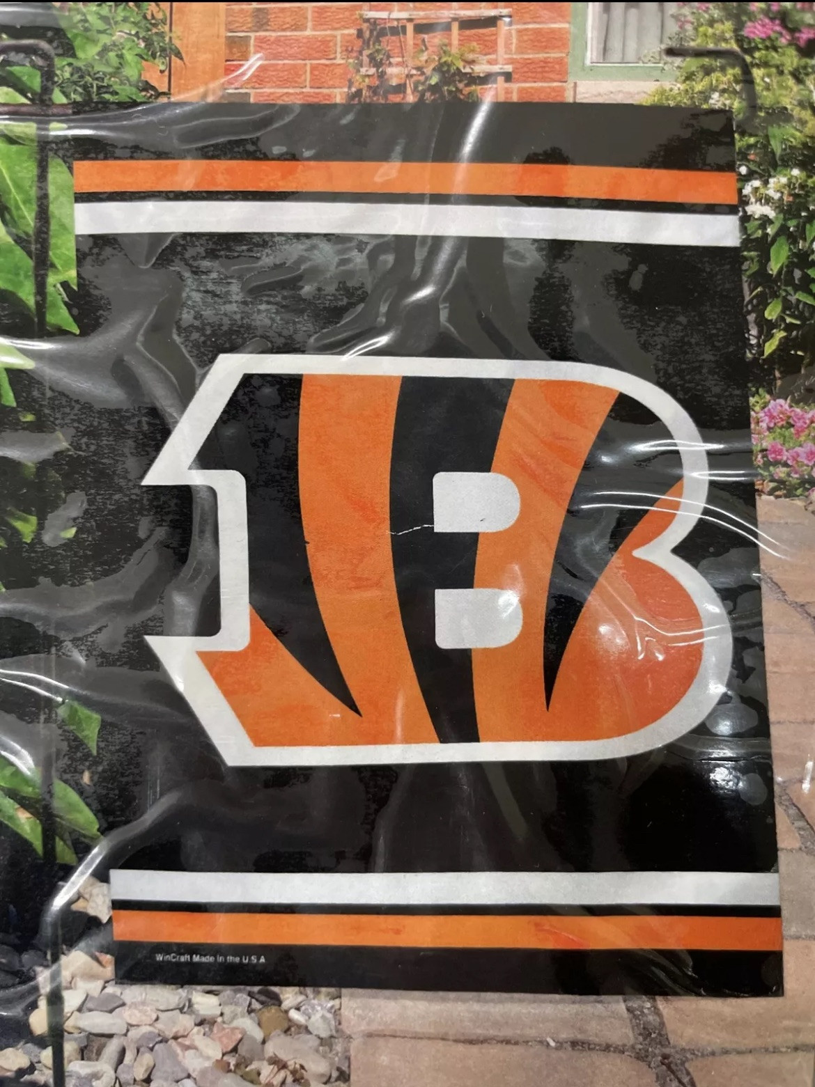 Cincinnati Bengals 2 Sided Garden 2 Sided Flag 12 x 18 (1 Flag) No Stand