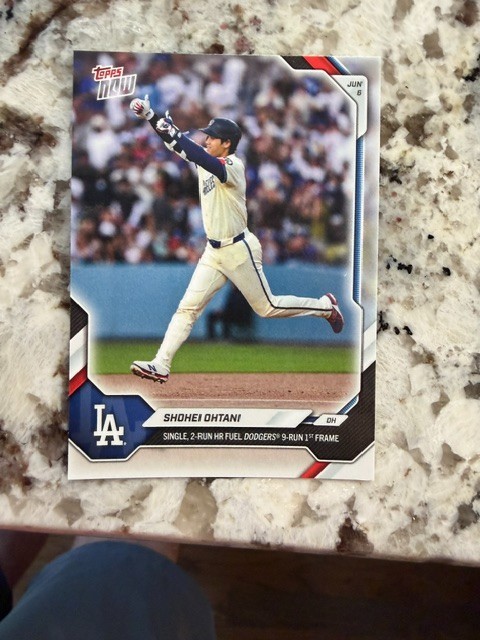 2026 TOPPS NOW MLB CARD LOS ANGELES DODGERS SHOHEI OHTANI #298 SINGLE 2-RUN HR