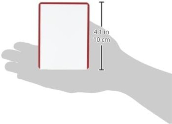 3″ x 4″ Rigid PVC Red Border Toploader – Super Clear & Durable 25 Pack