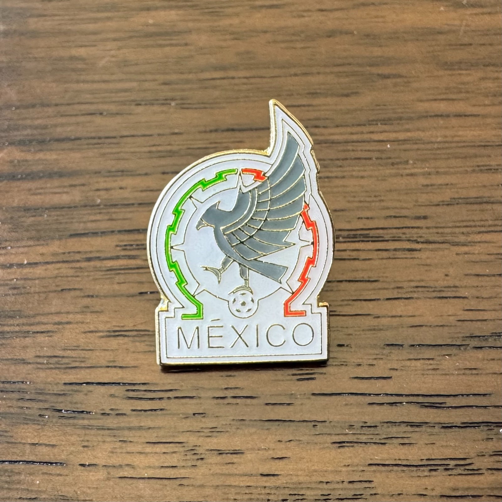Mexico National Team FMF Enamel Pin Football Soccer Fan Badge